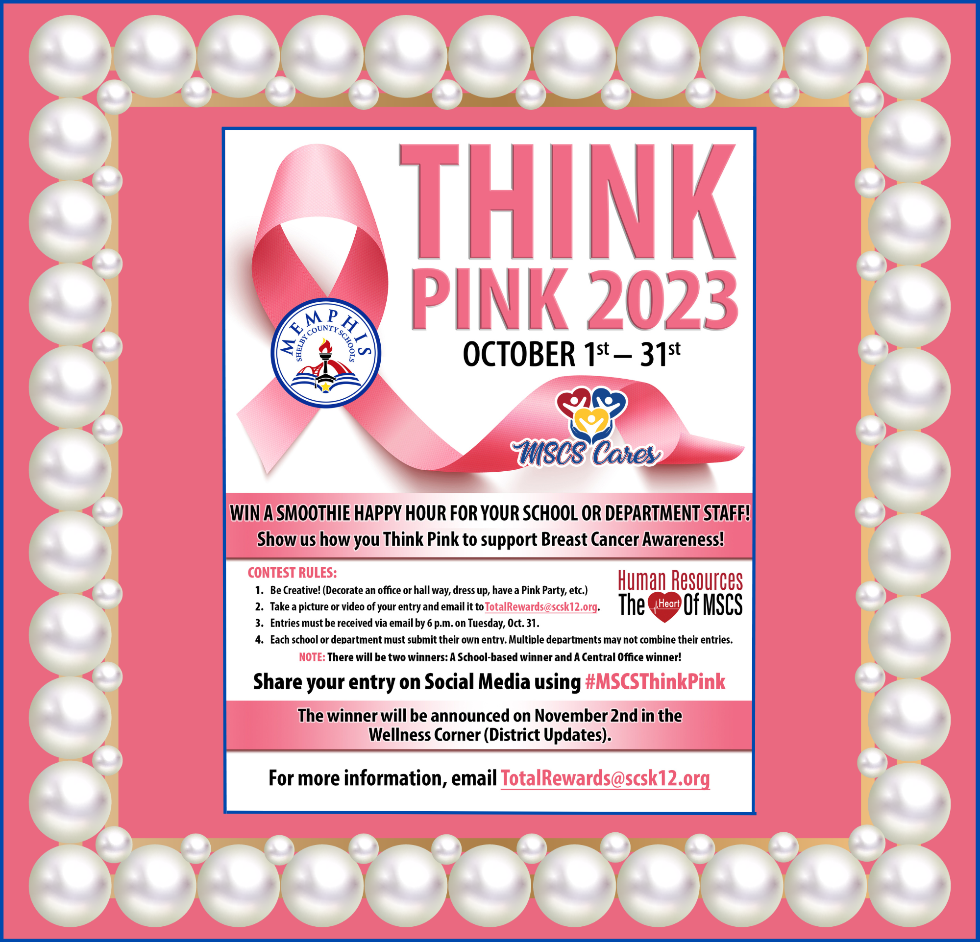 Info for Think Pink Month